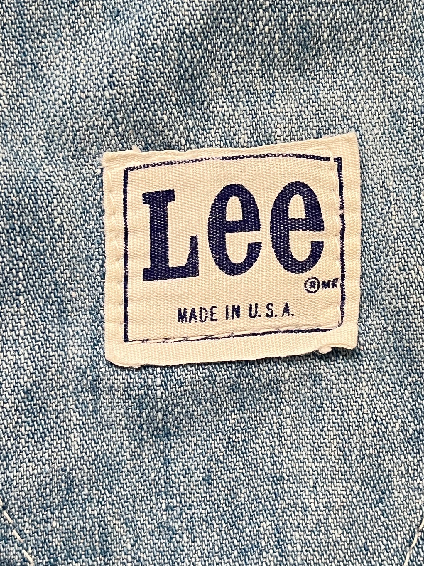 VINTAGE 60s Lee Overall Dungarees Workwear - Union Made in USA