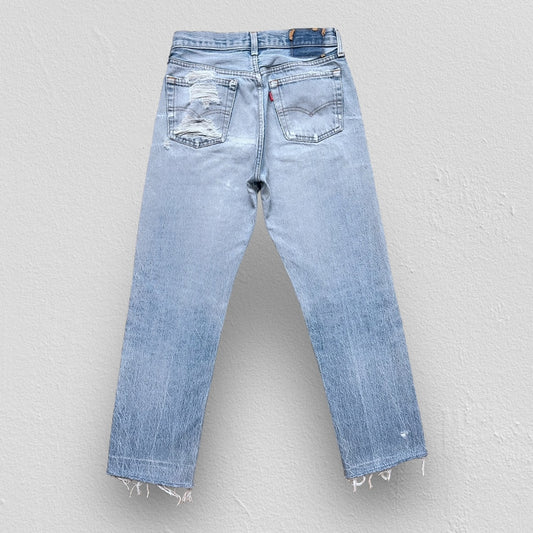 VINTAGE 80s Levis 501 Red Tab Jeans