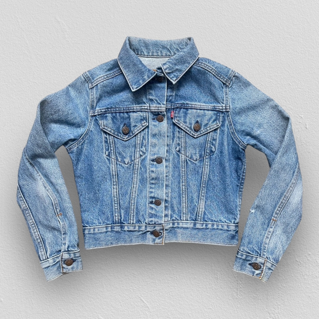 VINTAGE 70s Levi’s 76001 Type 3 Red Tab Denim Jacket - Made in USA - Tagged size S