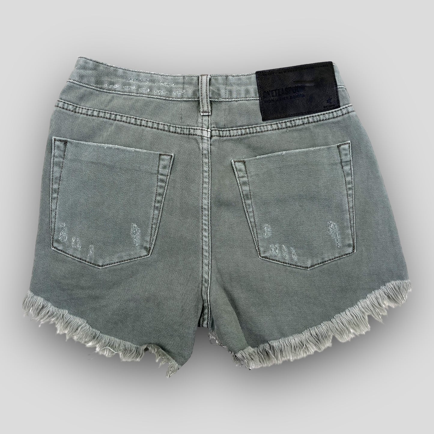 Z-One Teaspoon Super Khaki Rollers Denim Cut-off Shorts