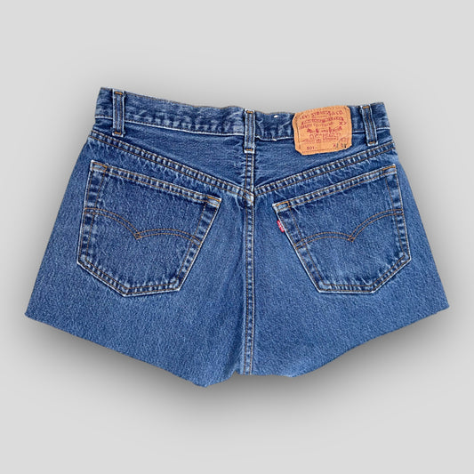 VINTAGE 80s Levis 501 Red Tab Cut-Off Jean Shorts