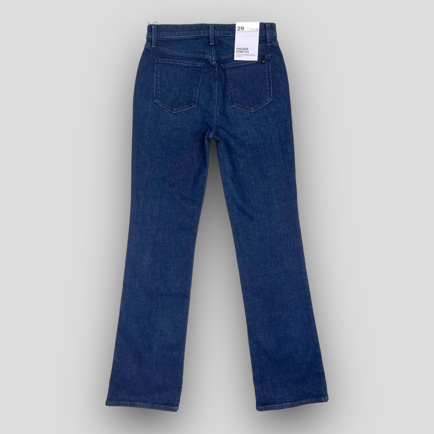 SPLIT HEM BOOTCUT DENIM IN DARK RINSE