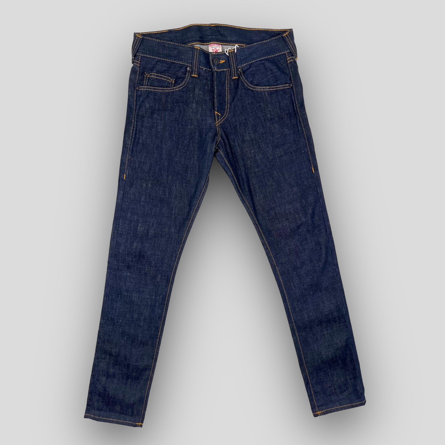 TRUE RELIGION Rocco Phantom Red, White, & Blue ID Raw Selvedge
