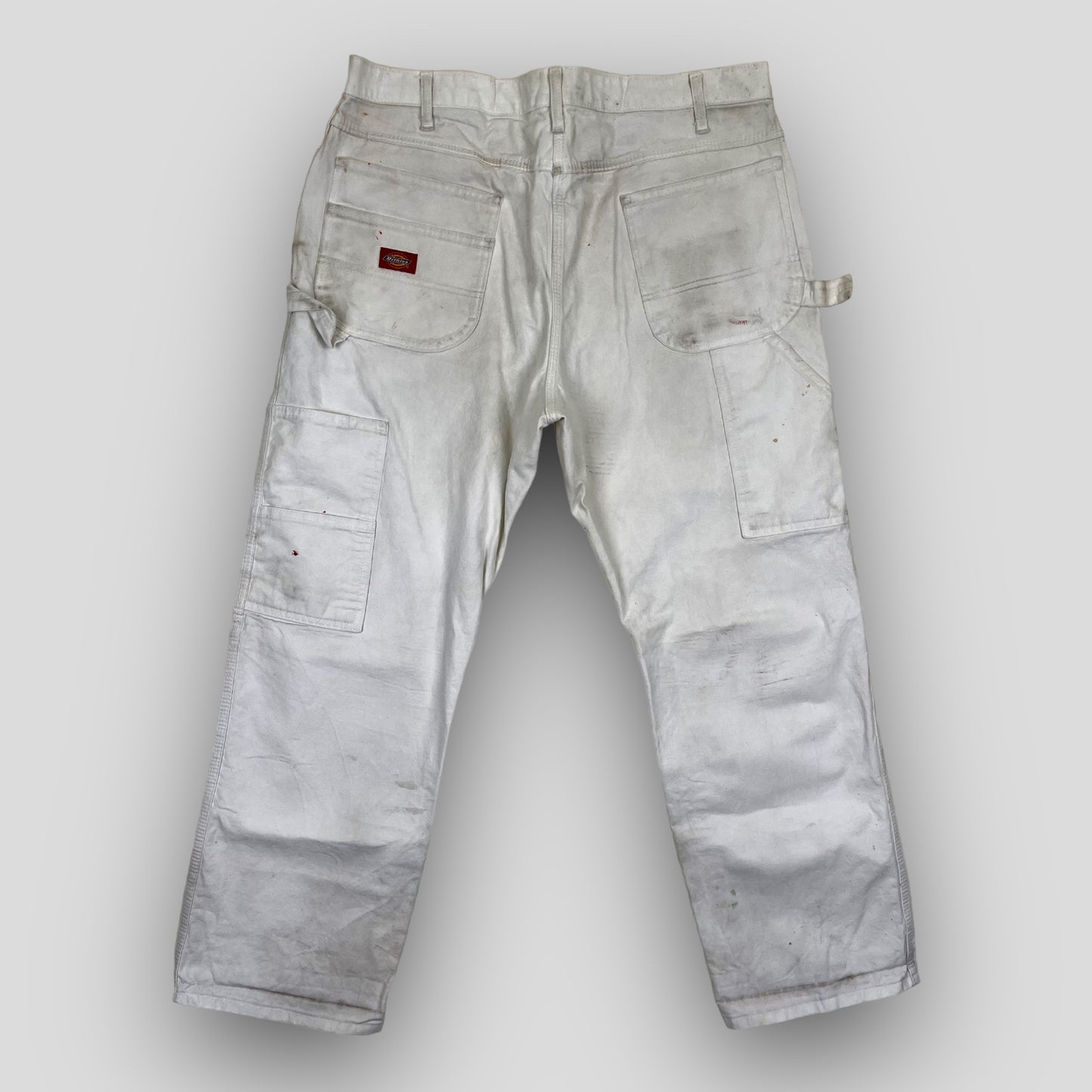 Z-VINTAGE 80s Dickies Painter Pants Work Wear White Carpenter Splatter