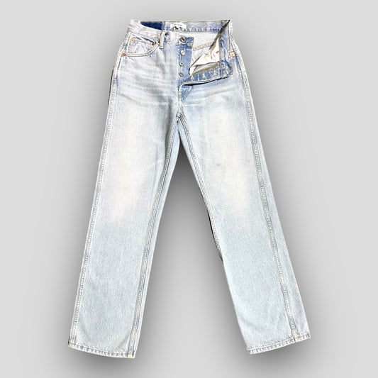Z-RE/DONE 90s High Rise Loose Jeans in Perfect Light Indigo