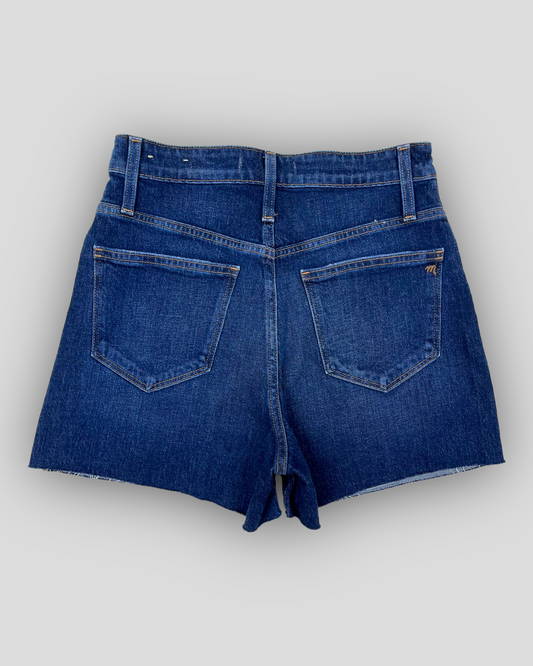 MADEWELL CURVY HIGH-RISE DENIM SHORTS