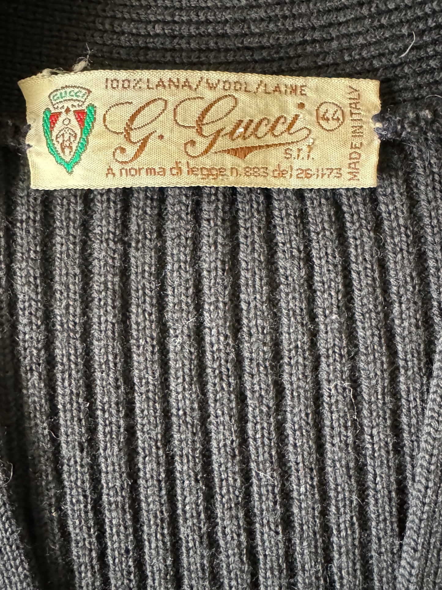 70s Gucci Cardigan Sweater