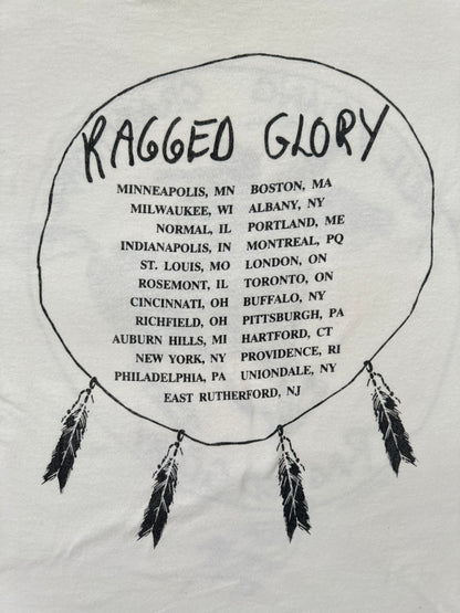 1991 Neil Young Crazy Horse Ragged Glory Tour T Shirt