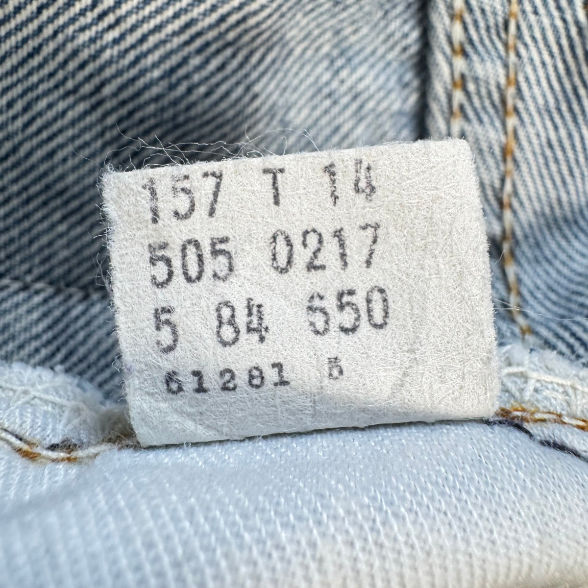 80s Levi’s 505