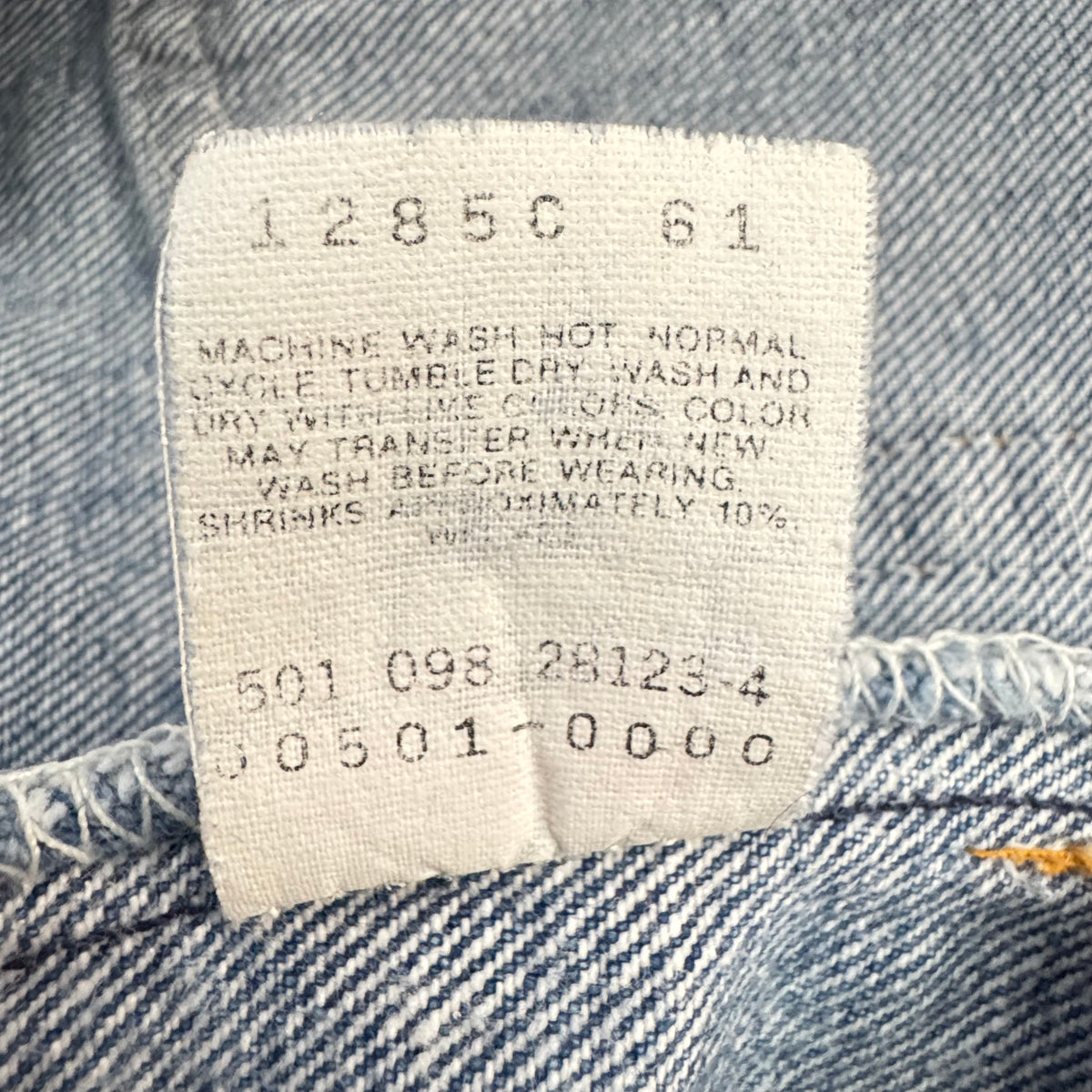 80s Levi’s 501 Jeans
