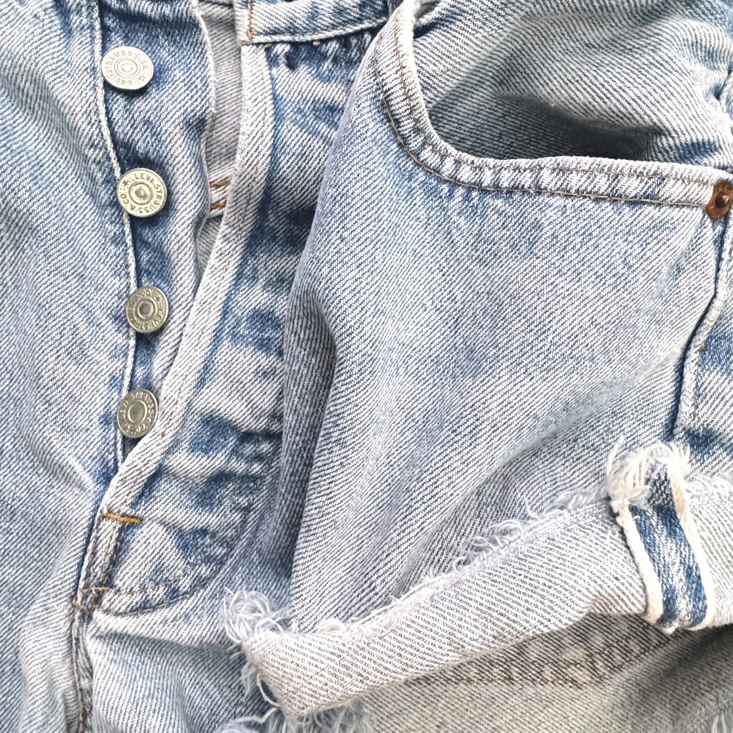 80s Redline Selvedge Levi’s 501 Cut-Off Shorts