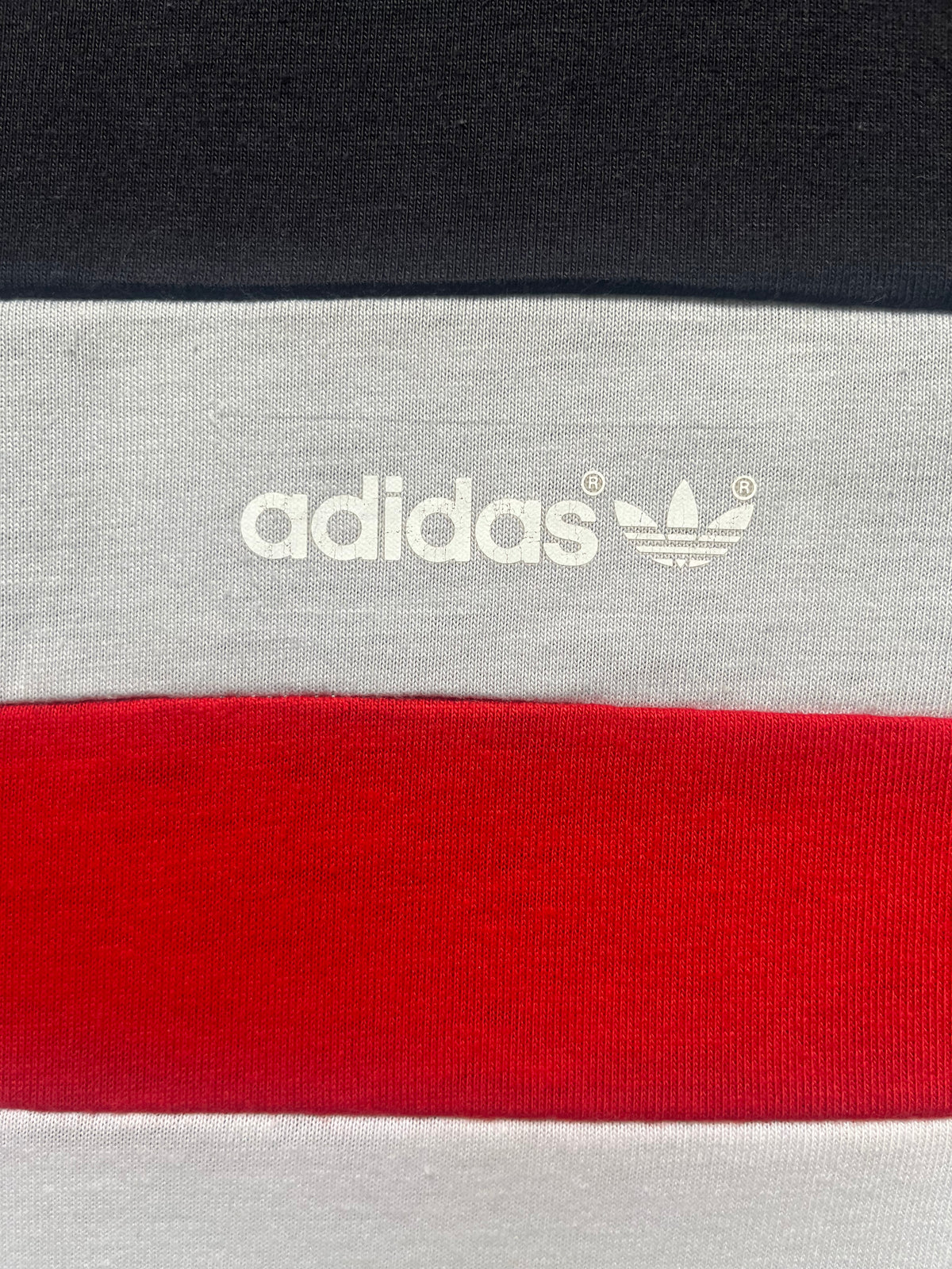 80s Adidas V-Neck T Shirt