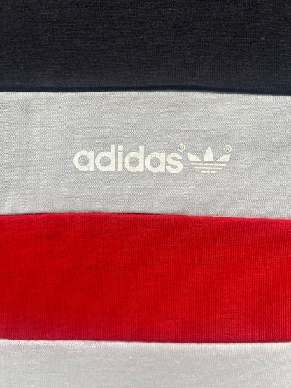 80s Adidas V-Neck T Shirt