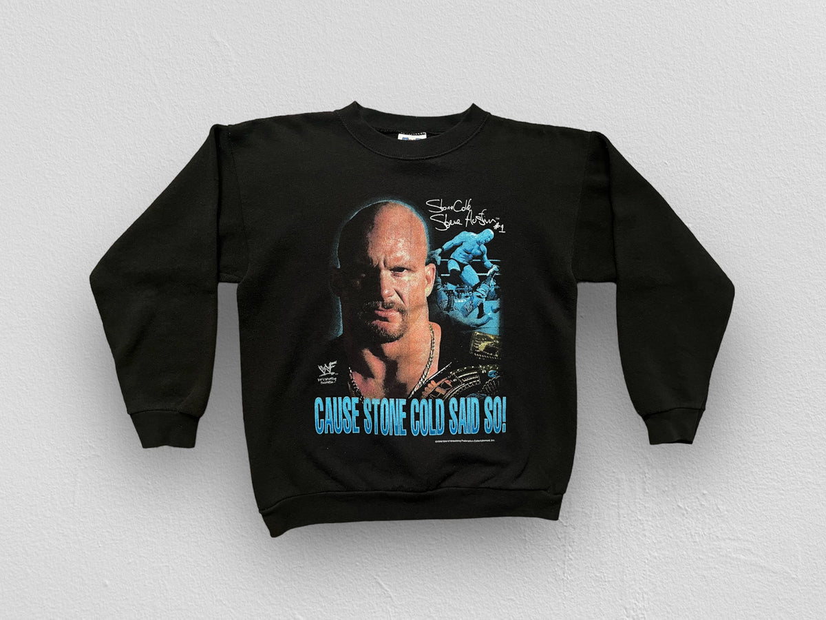 90s Stone Cold Steve Austin WWF Crew Neck Sweatshirt