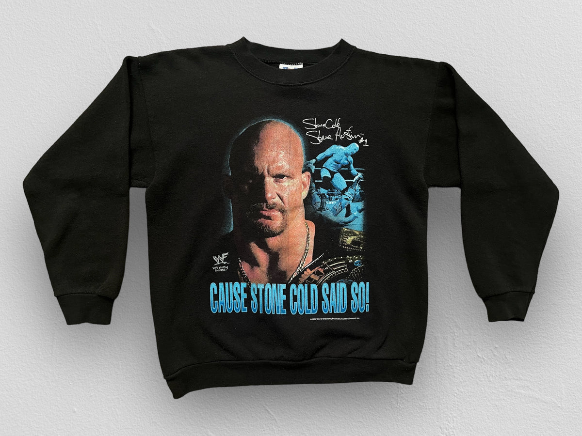 90s Stone Cold Steve Austin WWF Crew Neck Sweatshirt