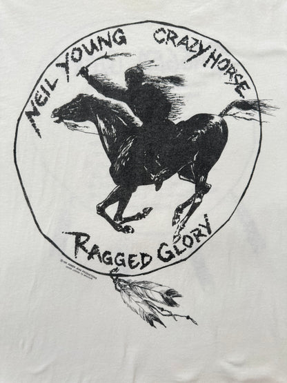 1991 Neil Young Crazy Horse Ragged Glory Tour T Shirt