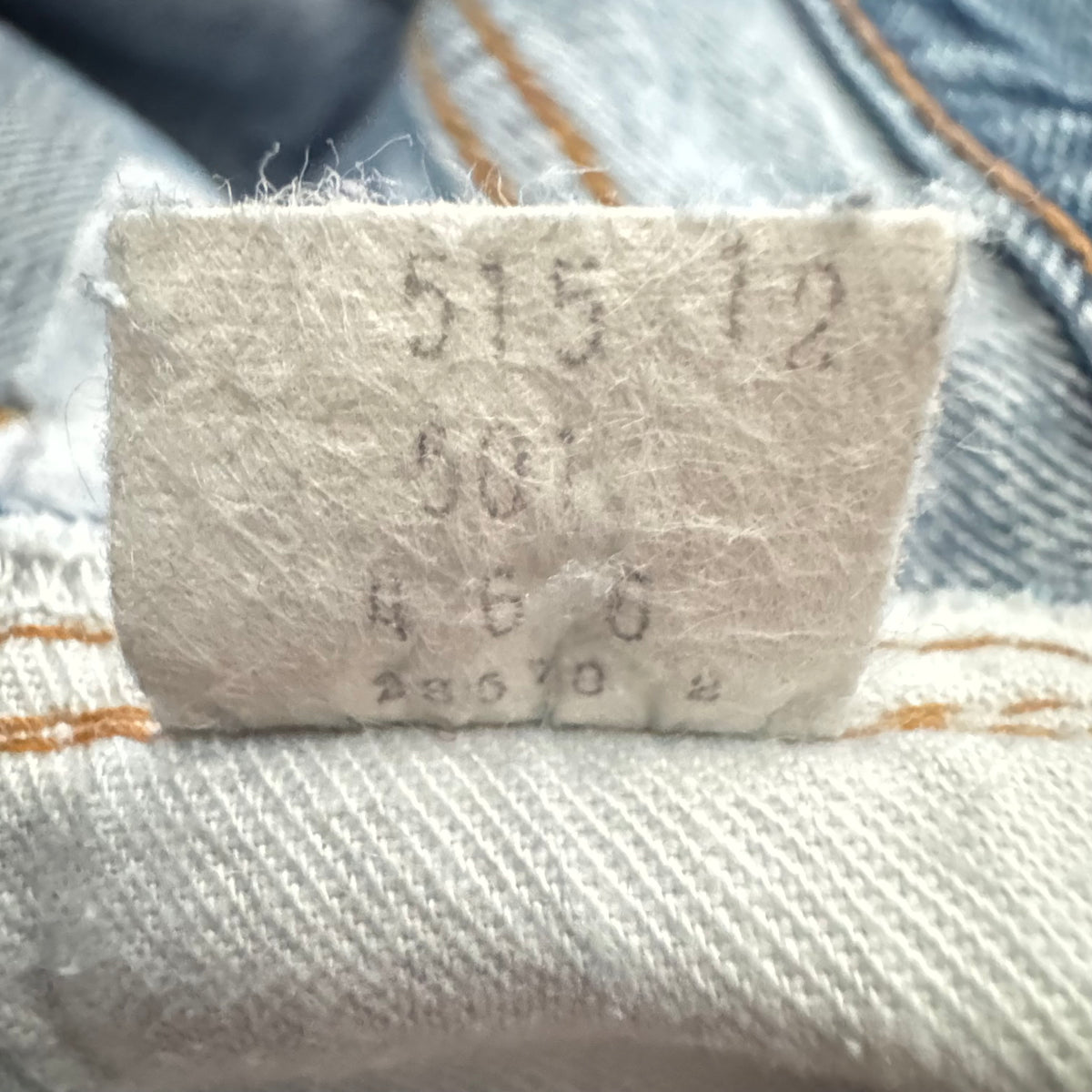 1976 Redline Selvedge Levi’s 501