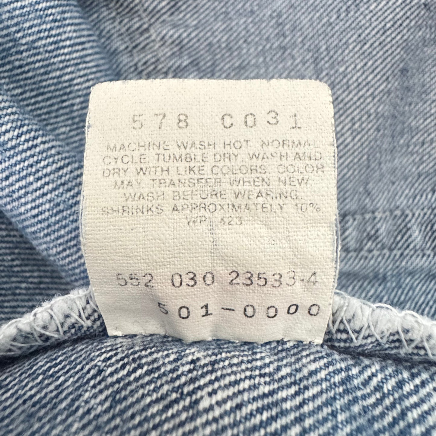80s Levi’s 501 Jeans