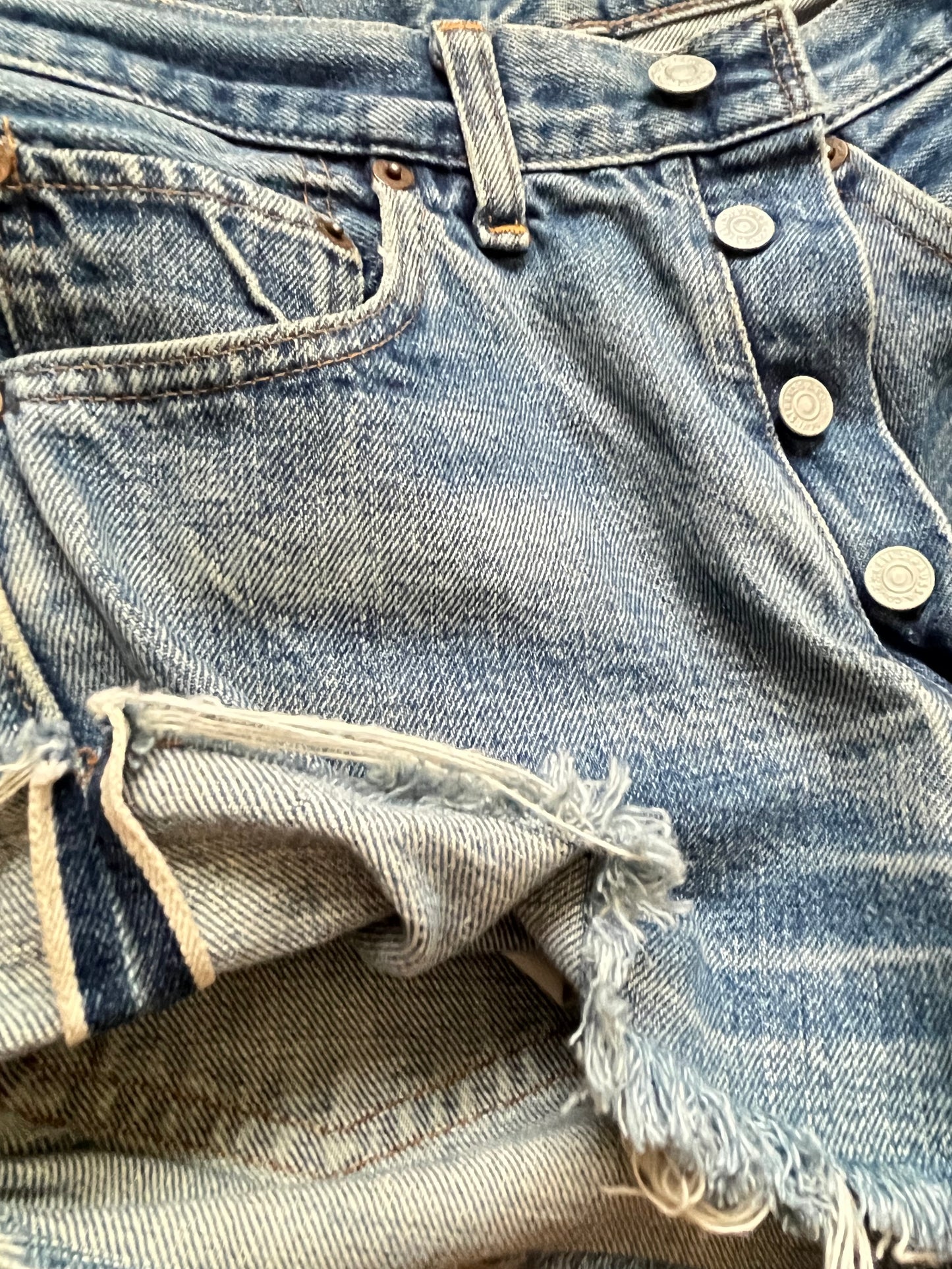 70s Redline Selvedge Levi’s 501 Cut-Off Shorts