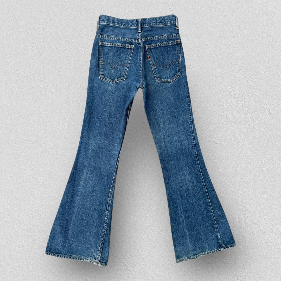 70s Levi’s 684 Orange Tab Flare Jeans