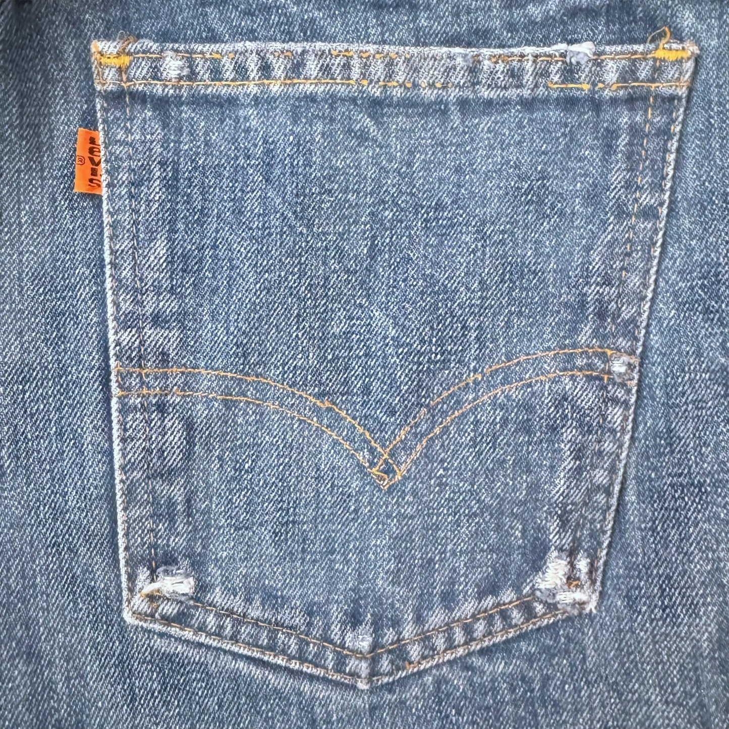 70s Levi's 684 Orange Tab Cut-Off Shorts