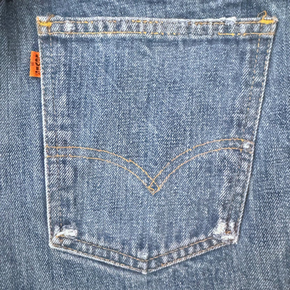 70s Levi's 684 Orange Tab Cut-Off Shorts