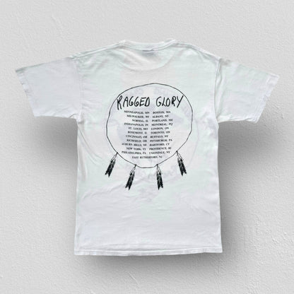 1991 Neil Young Crazy Horse Ragged Glory Tour T Shirt