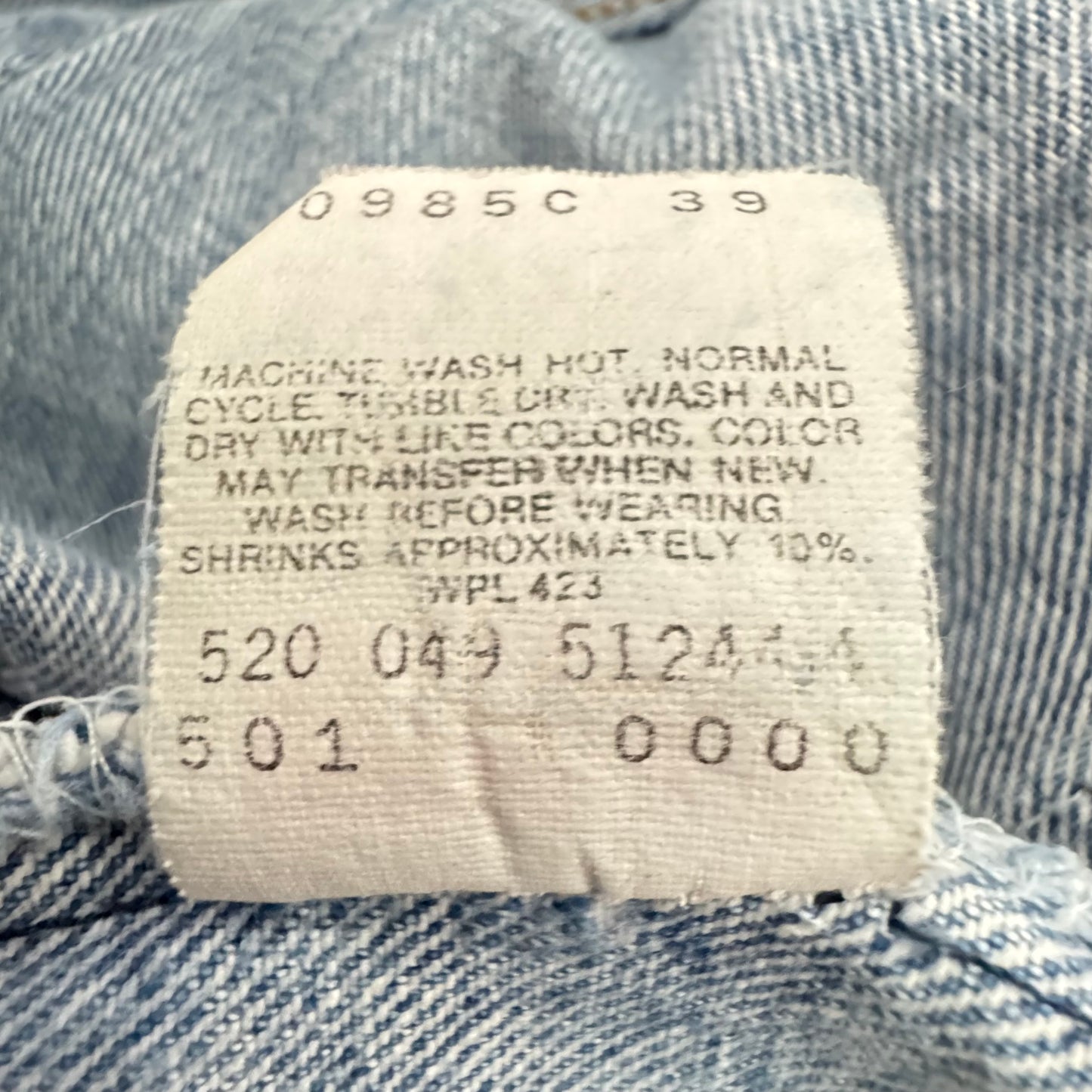 80s Levi’s 501 Jeans