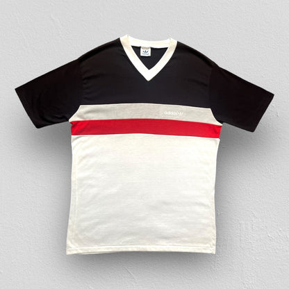 80s Adidas V-Neck T Shirt