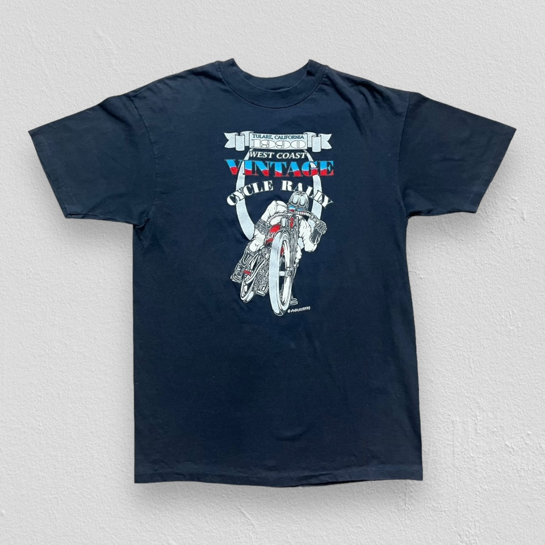1990 Motorcycle West Coast Vintage Cycle Rally t-shirt