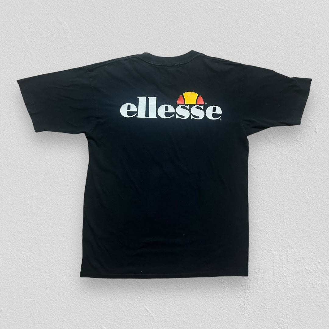 90s ellesse Spell Out Logo t-shirt