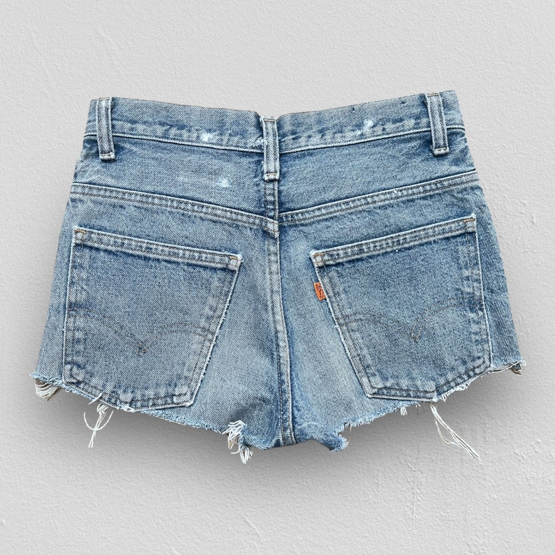 70s Levi's 684 Orange Tab Cut-Off Shorts