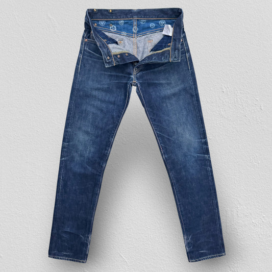 MOMOTARO JAPANESE SELVEDGE SLIM STRAIGHT FIT JEANS