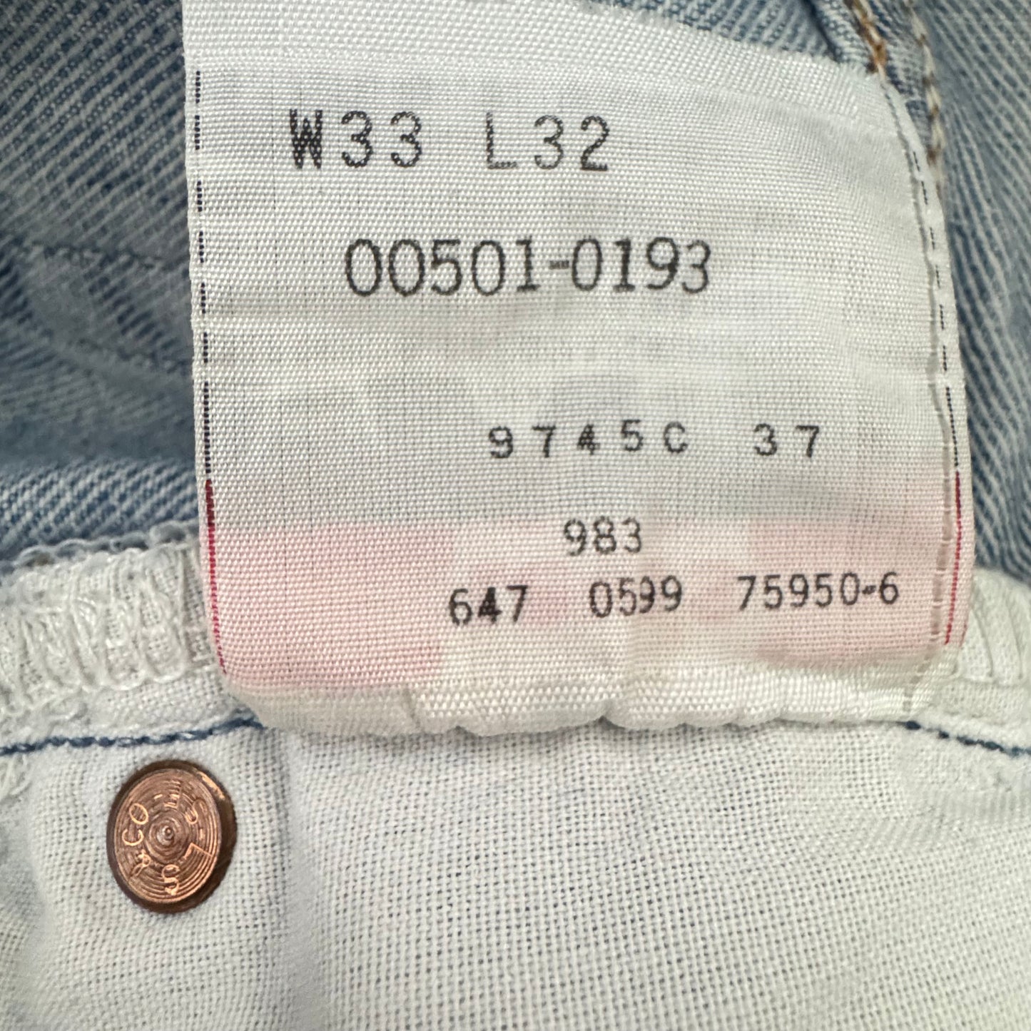 90s Levi’s 501 Jeans