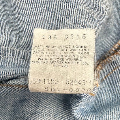 1992 Levi’s 501 Jeans