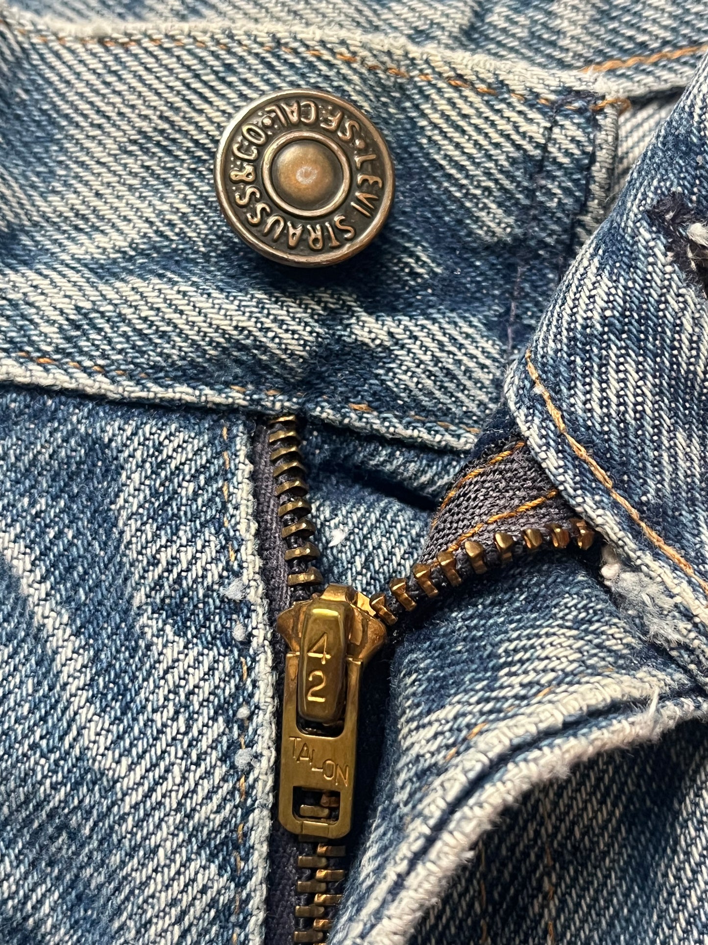 70s Levi's 684 Orange Tab Cut-Off Shorts