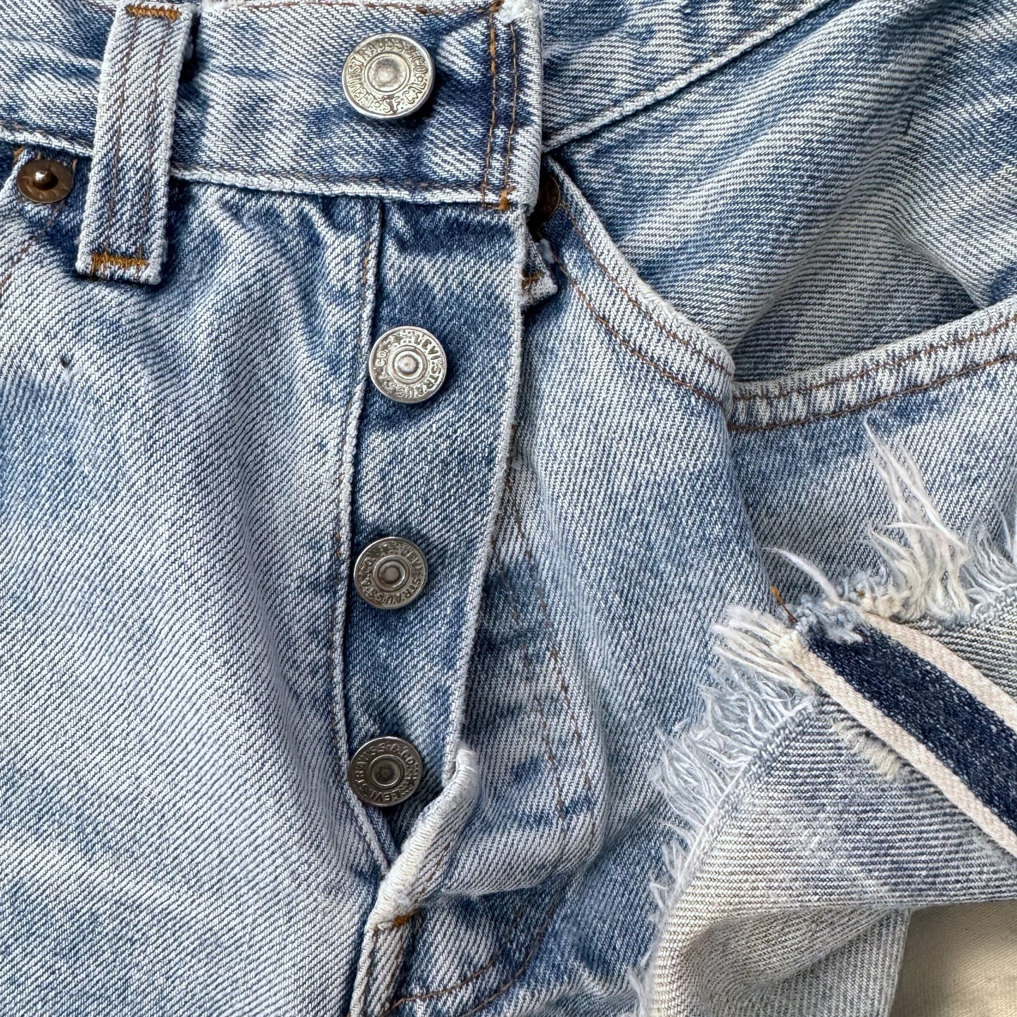 80s Redline Selvedge Levi’s 501 Cut-Off Shorts