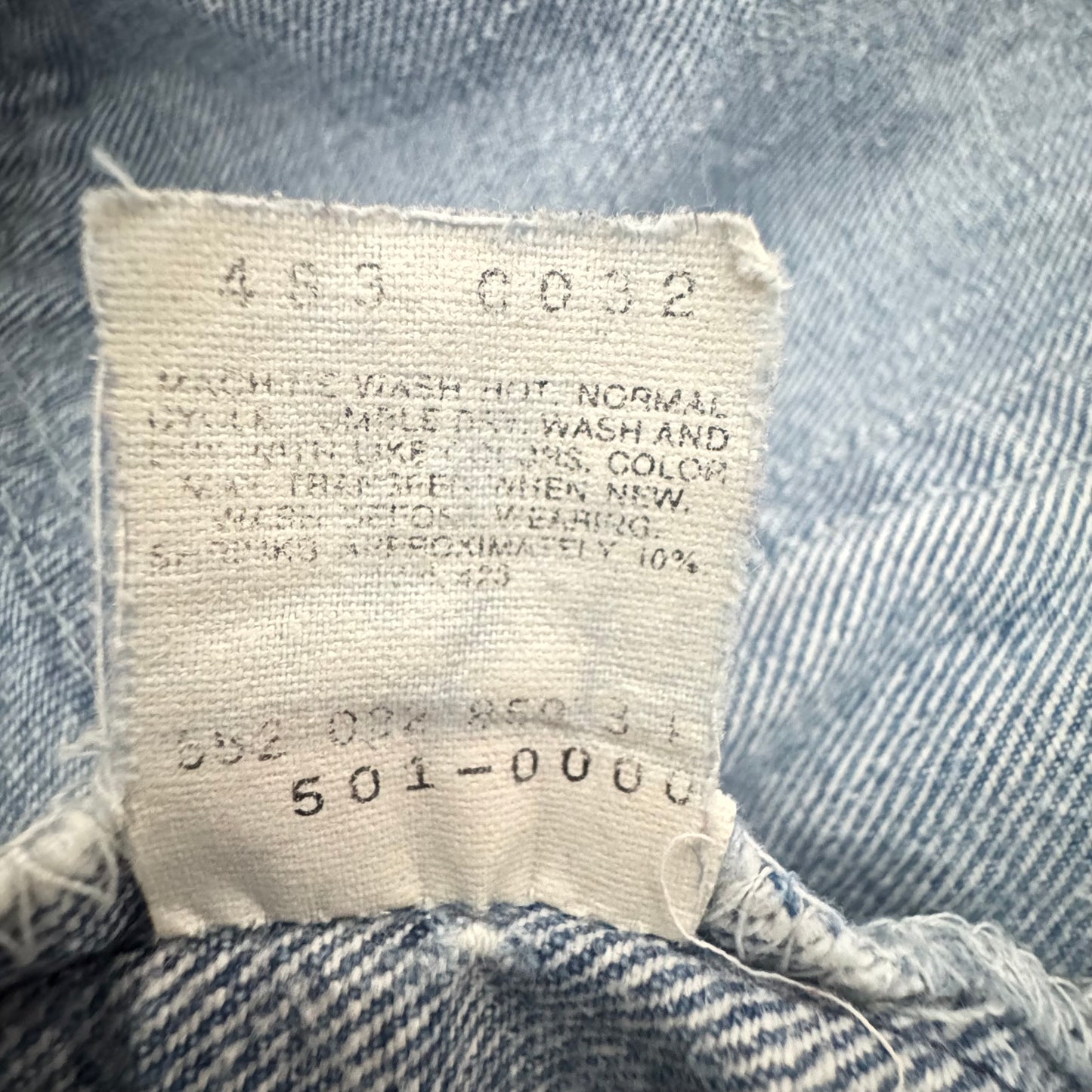 1992 Levi’s 501 Jeans
