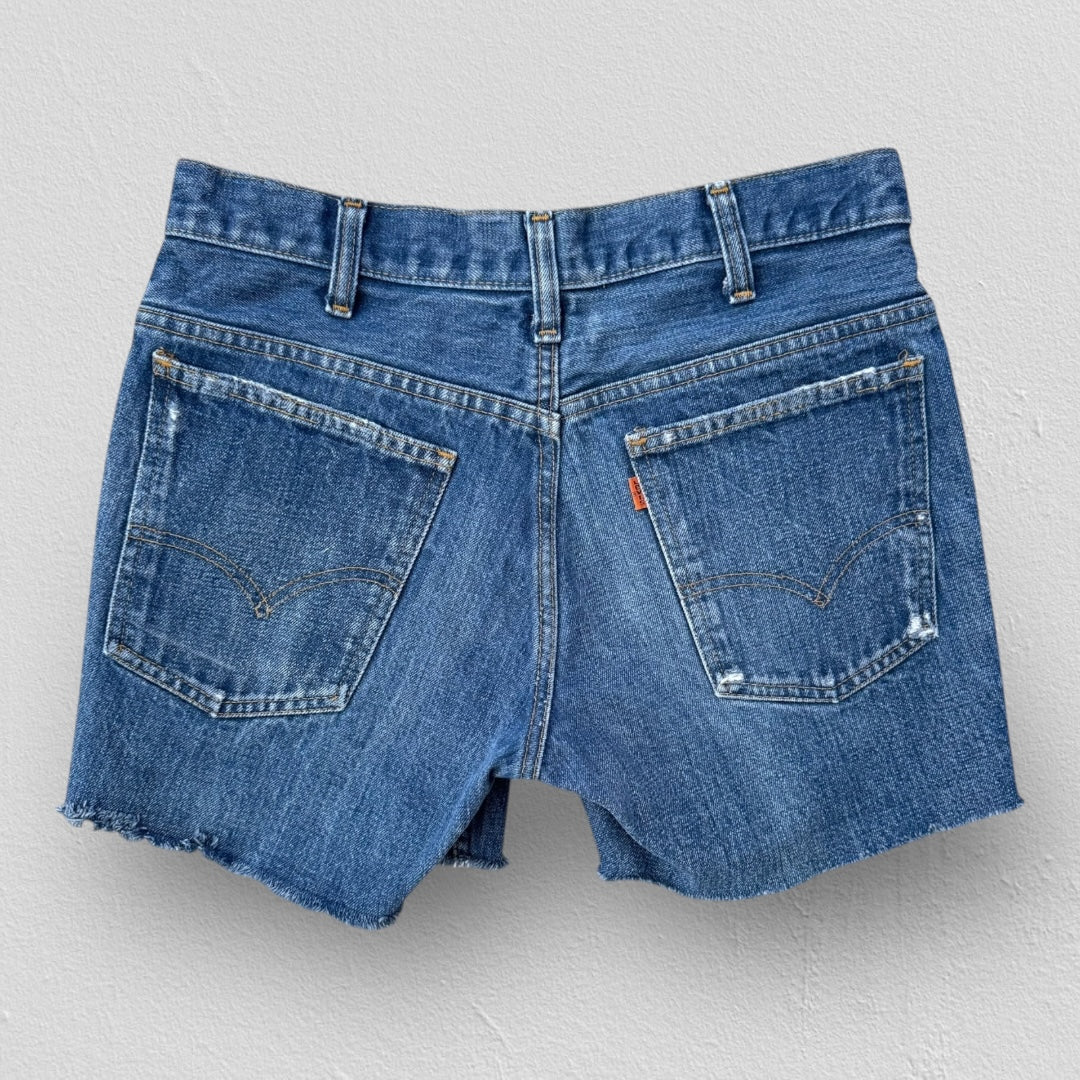 70s Levi's 684 Orange Tab Cut-Off Shorts