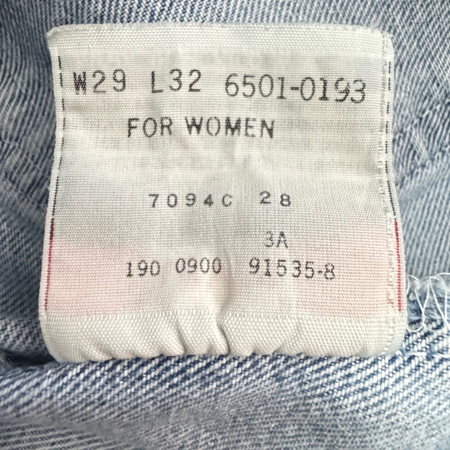 00 Levi’s 501 Jeans