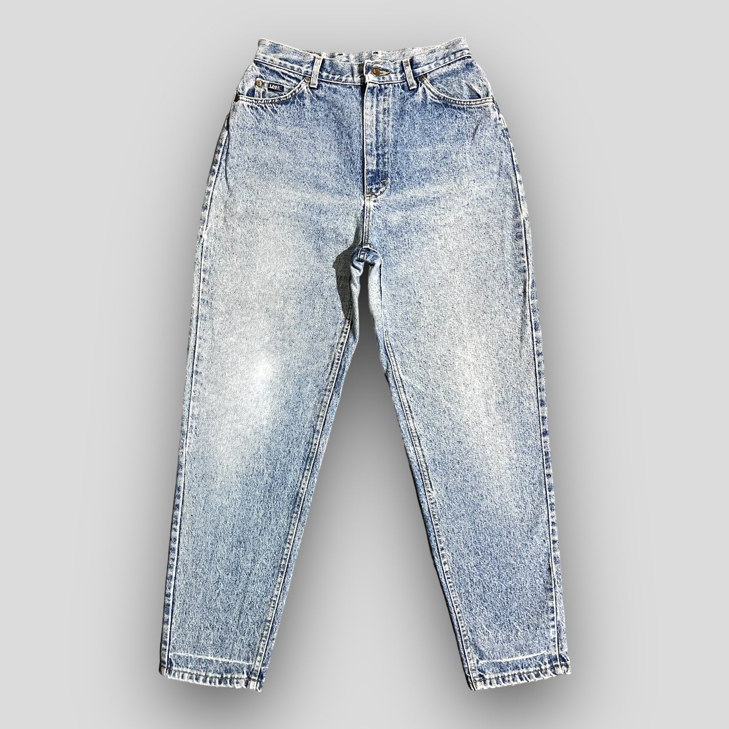 VINTAGE LEE RIDERS Denim Jeans / Regular Stonewash / Urban / Worn in  Student Fit / Boho Hipster / Preppy Skater / Surf / Beach Bum / Spring -   Denmark